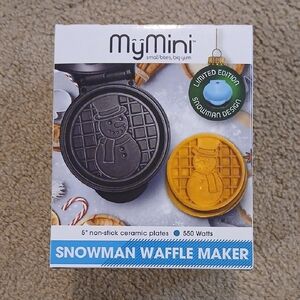 MyMini Snowman Waffle Maker
